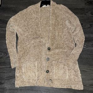 Womens Oversized teddy cardigan